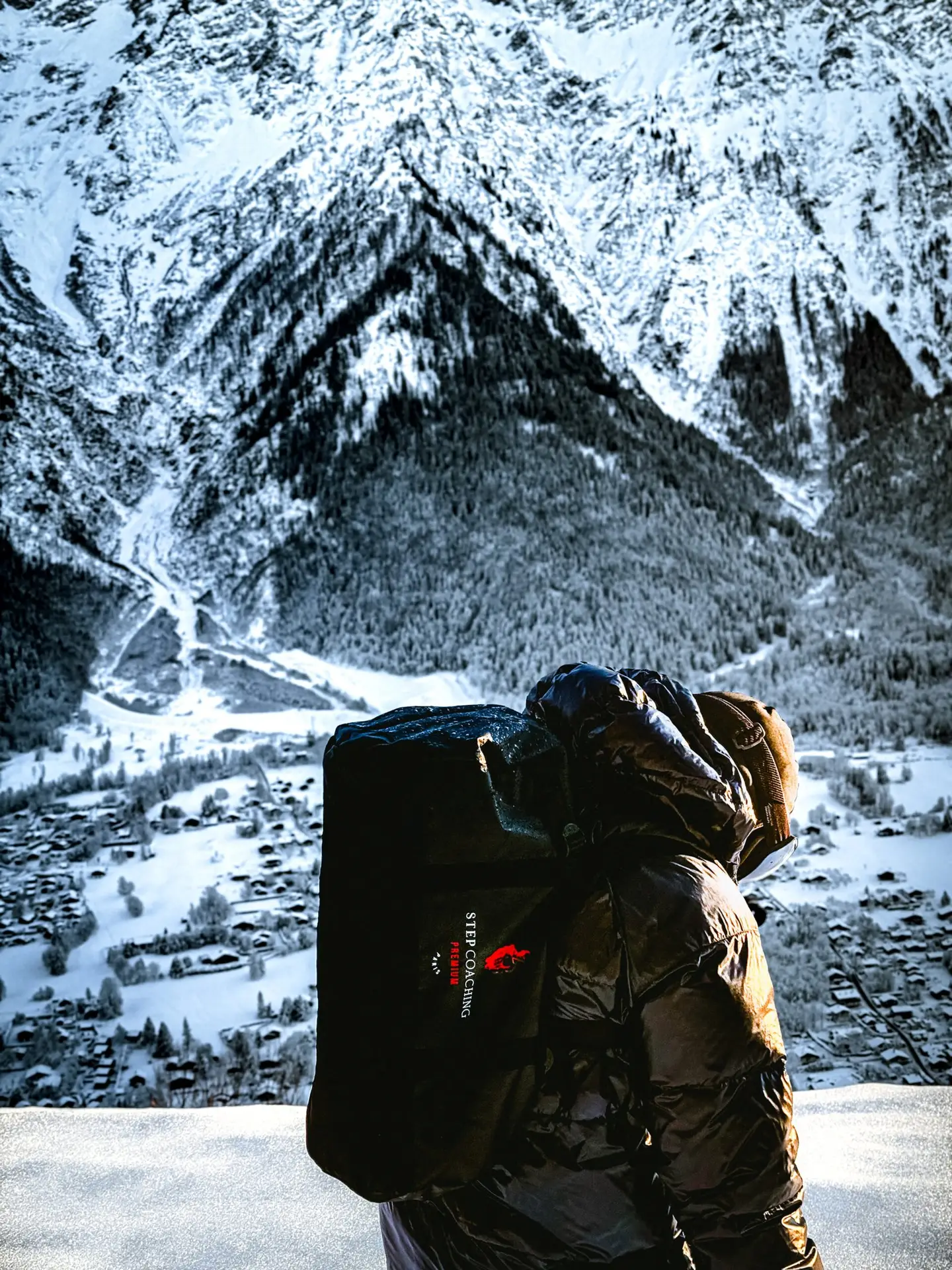 Coach StepCoaching sur une montagne